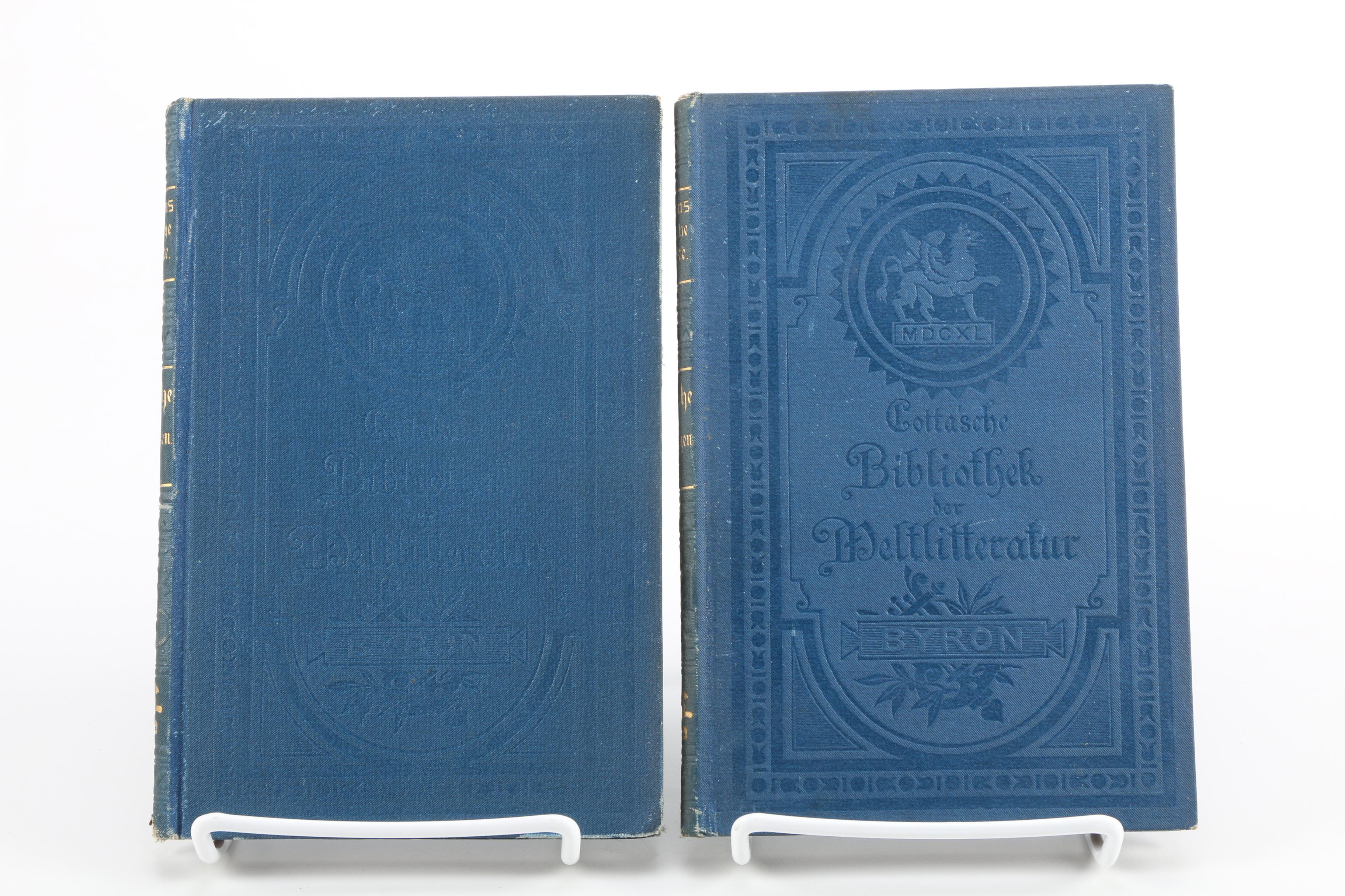 Antique Set of The Works of Lord Byron in German