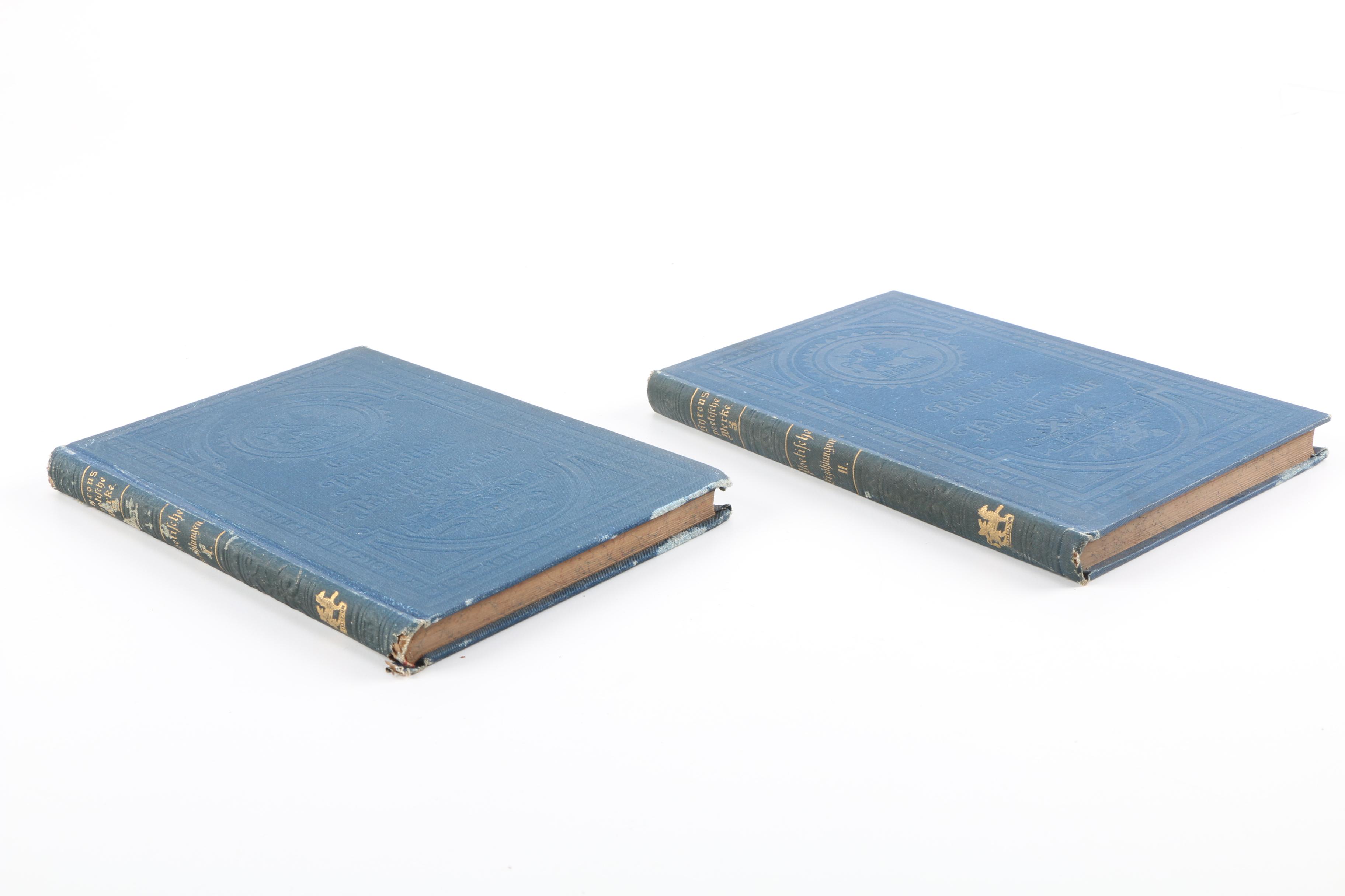 Antique Set of The Works of Lord Byron in German