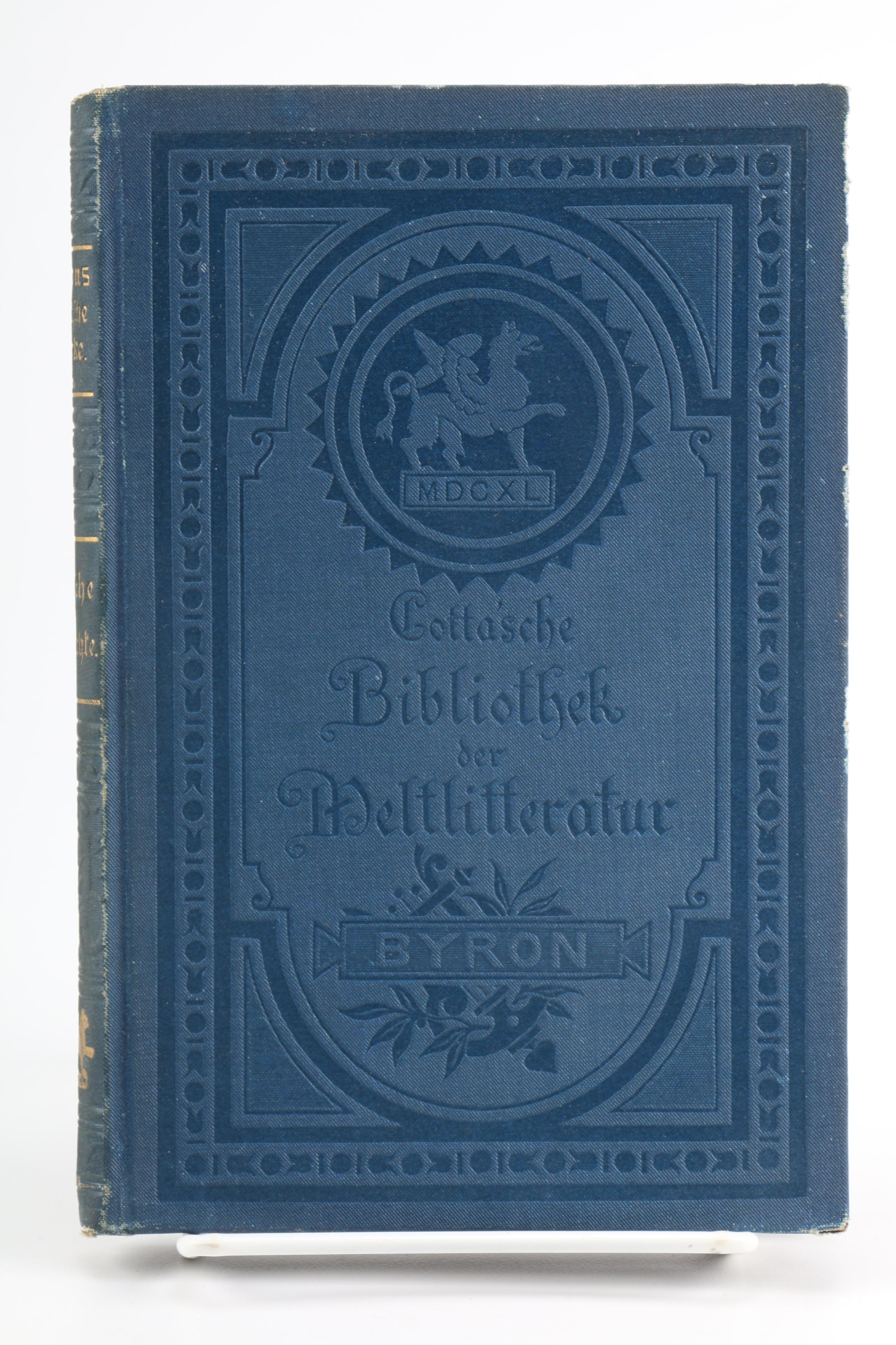Antique Set of The Works of Lord Byron in German