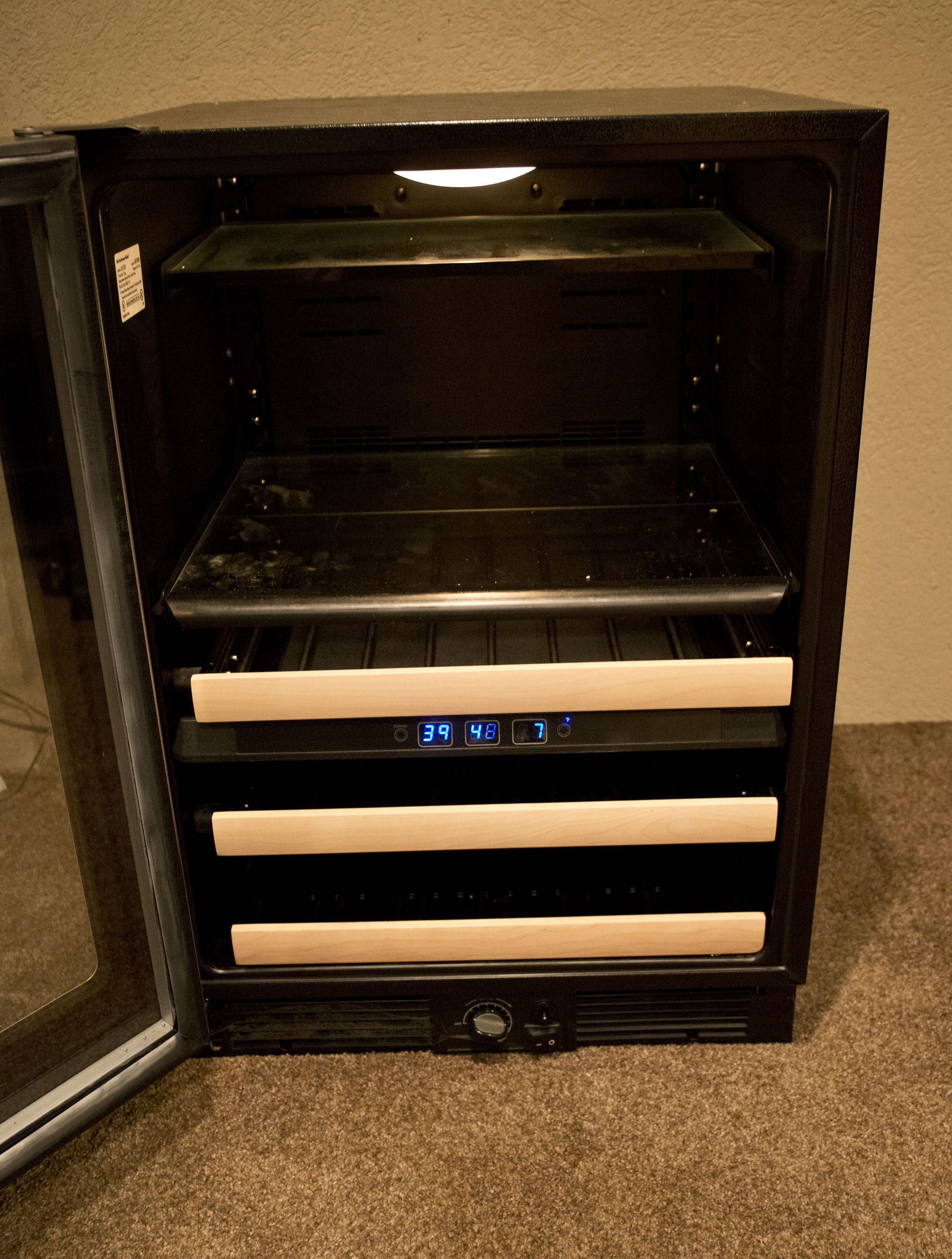 KitchenAid 24" Stainless Steel Refrigerated Wine Cellar