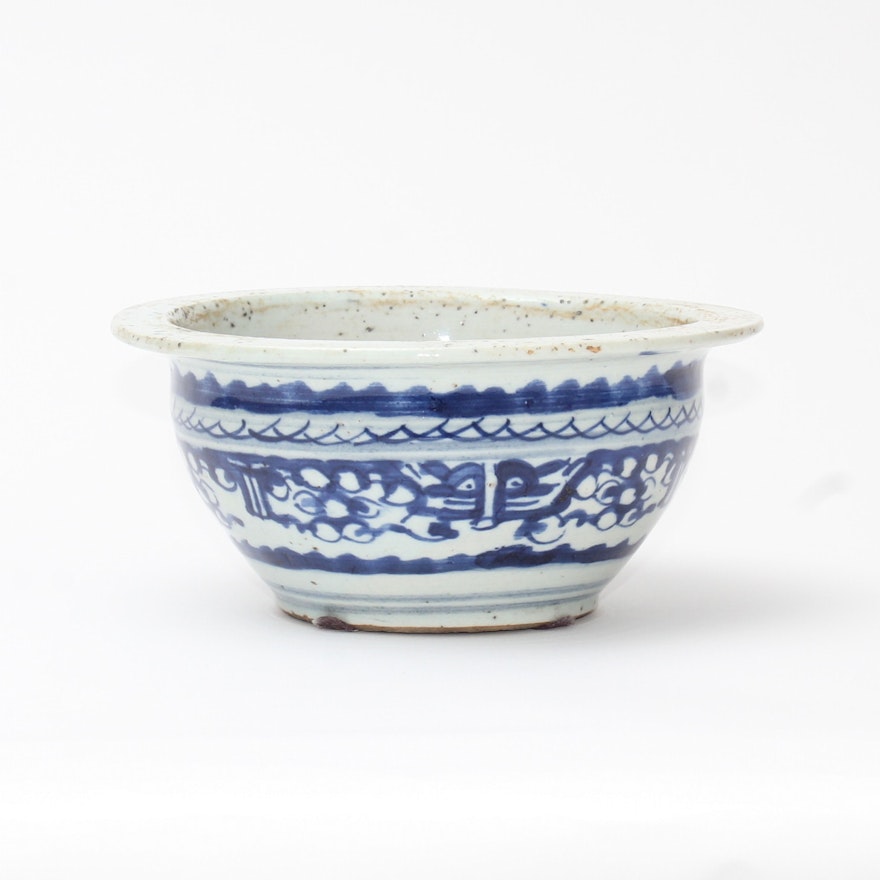 Circa 1880 Chinese Pottery Bowl