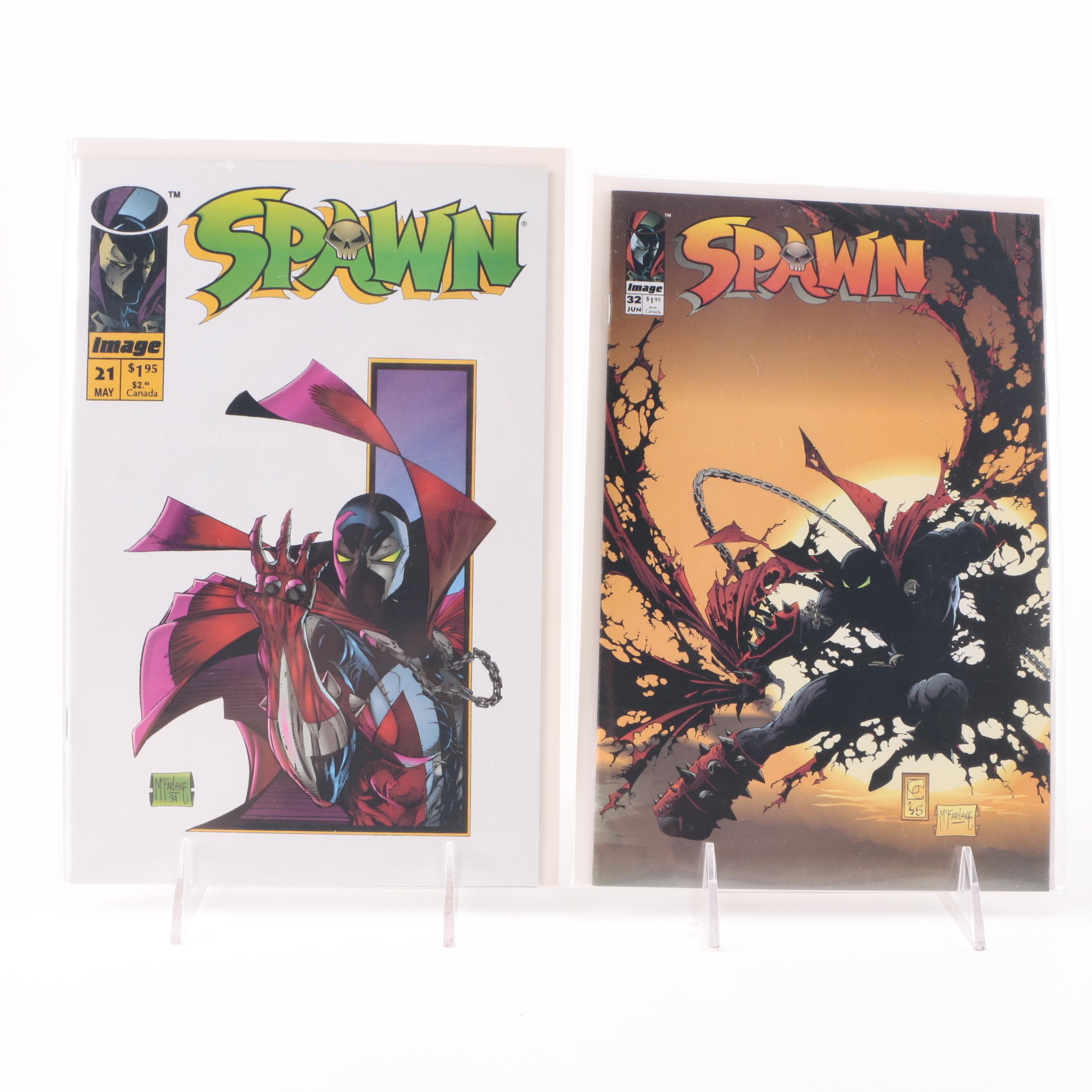 Assorted "Spawn" Comics Including Miniseries Issues