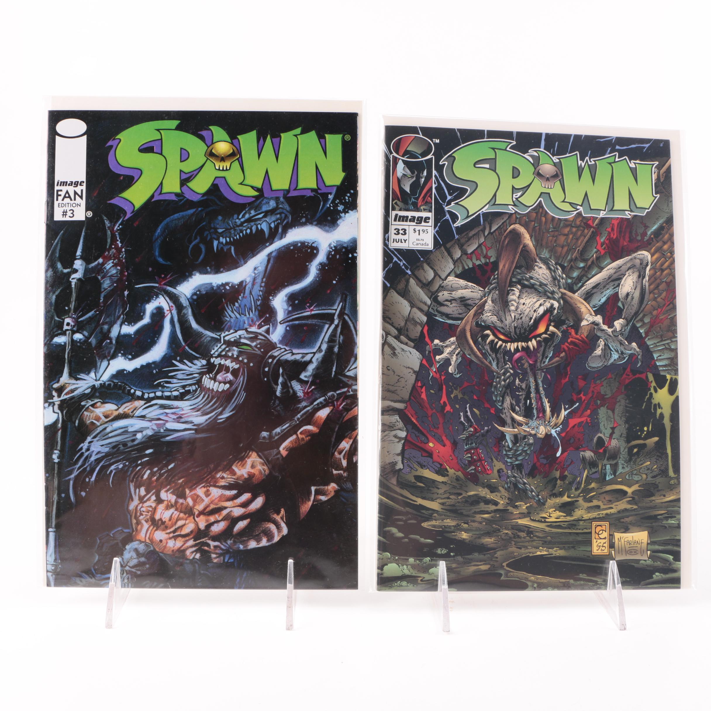 Assorted "Spawn" Comics Including Miniseries Issues
