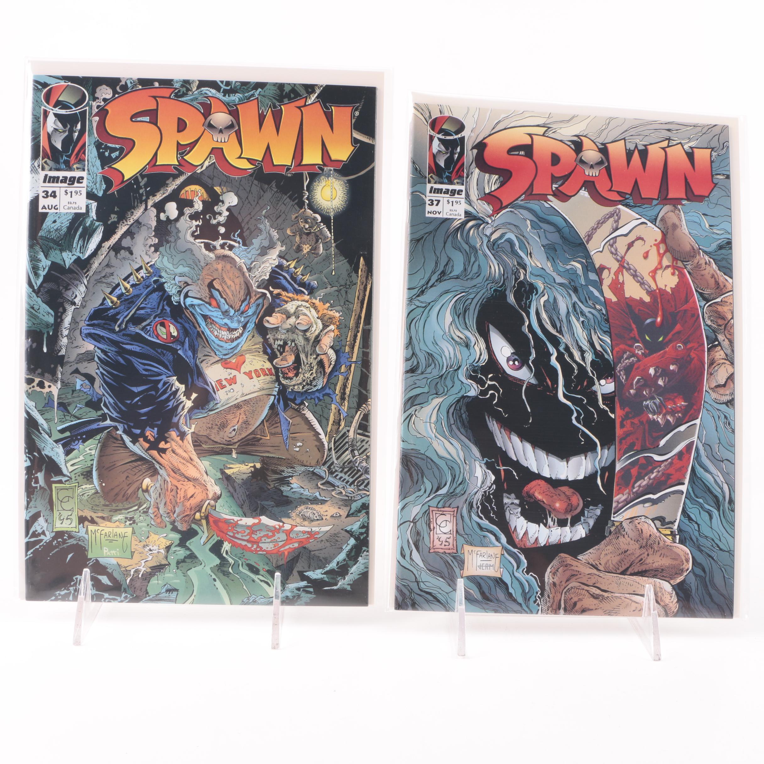 Assorted "Spawn" Comics Including Miniseries Issues
