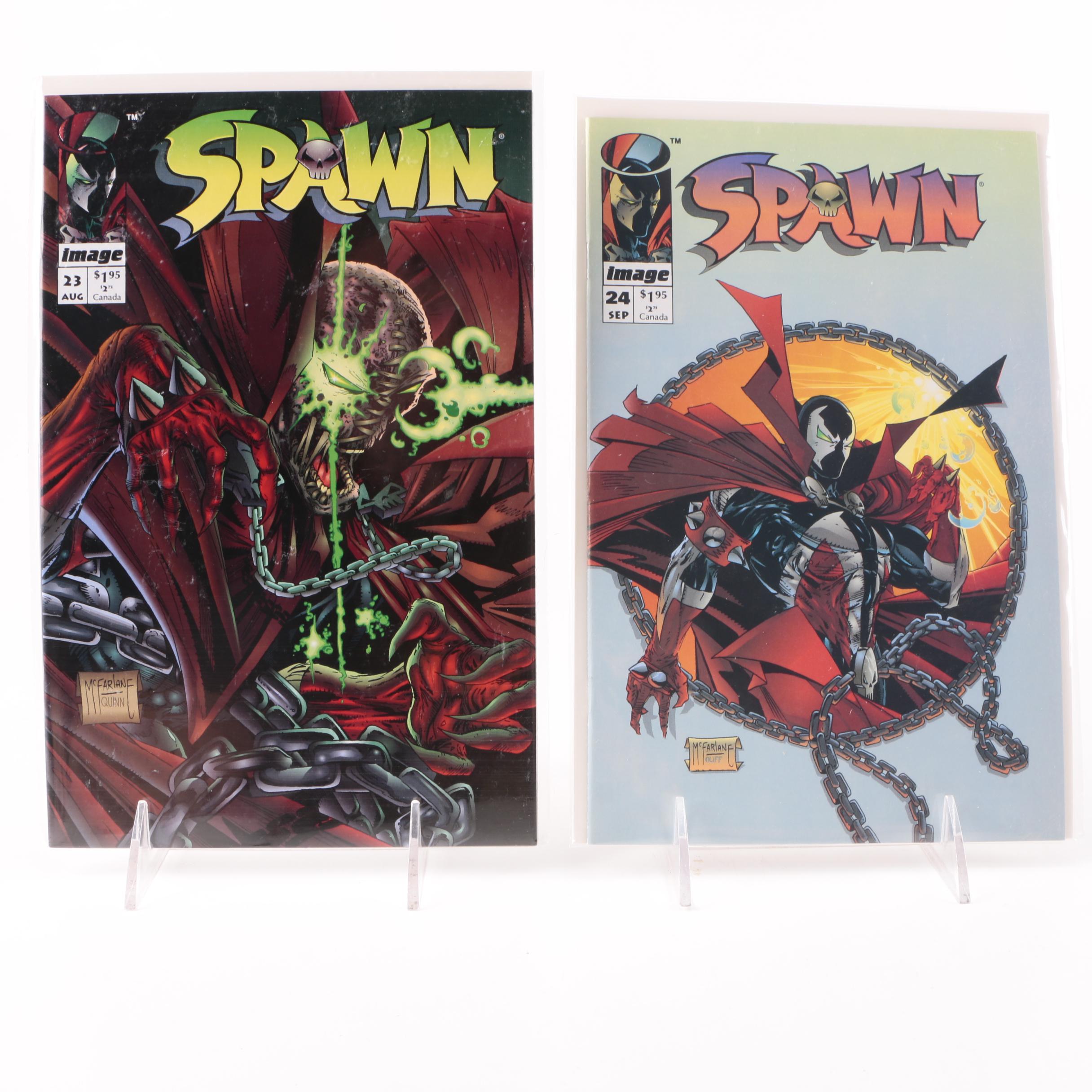 Assorted "Spawn" Comics Including Miniseries Issues