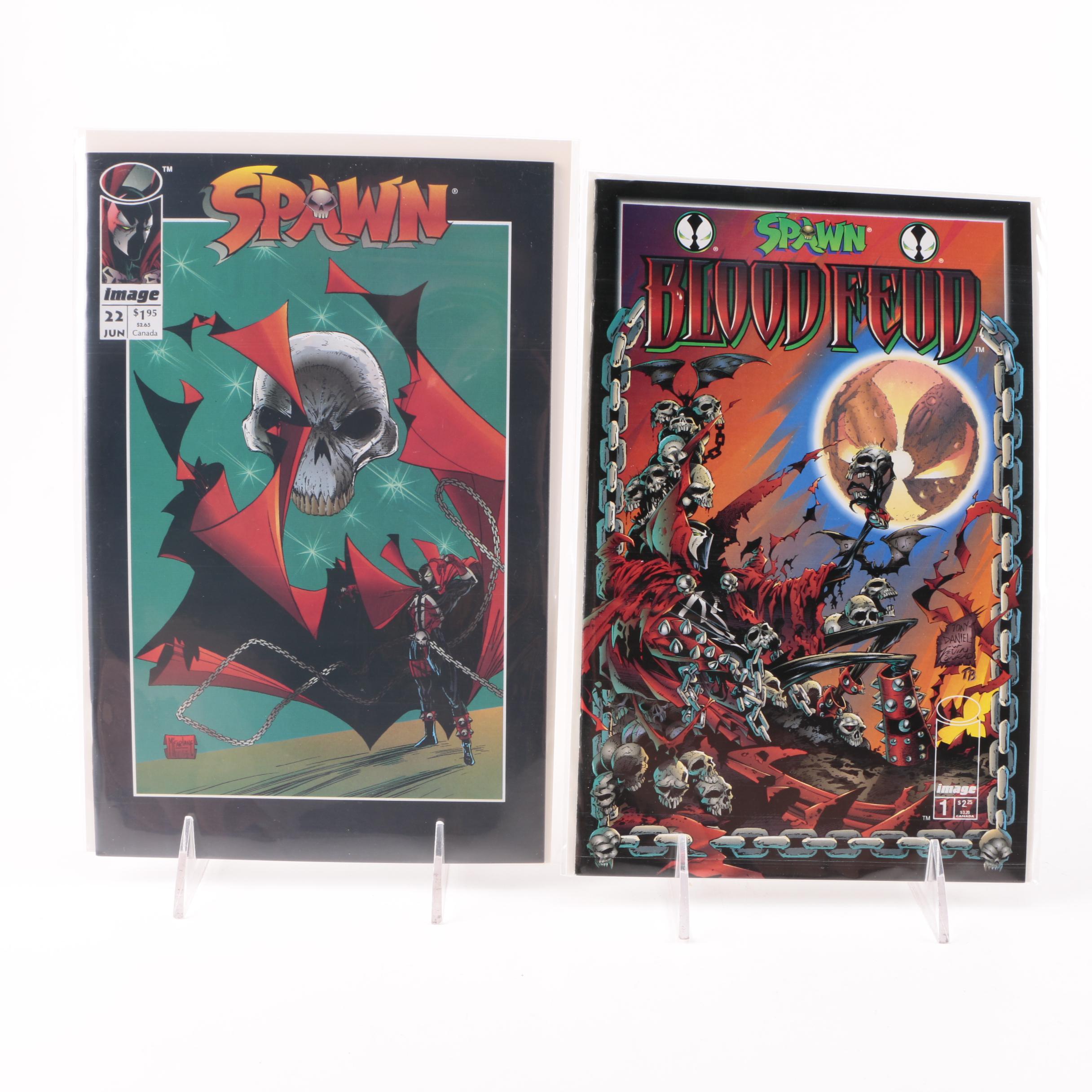 Assorted "Spawn" Comics Including Miniseries Issues