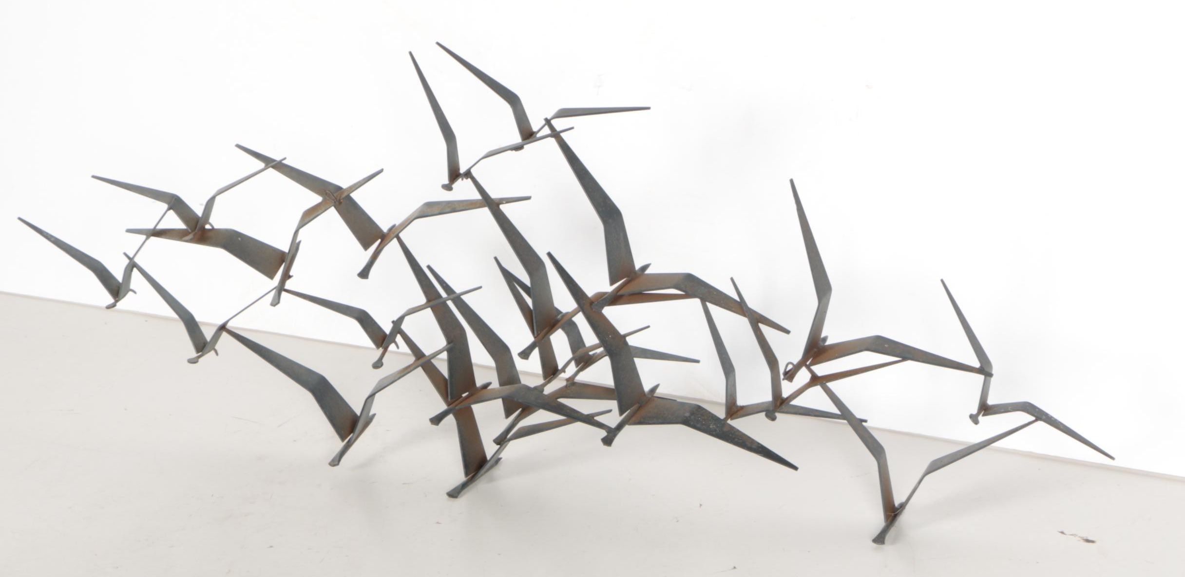 Curtis Jeré "Birds in Flight" Metal Sculpture