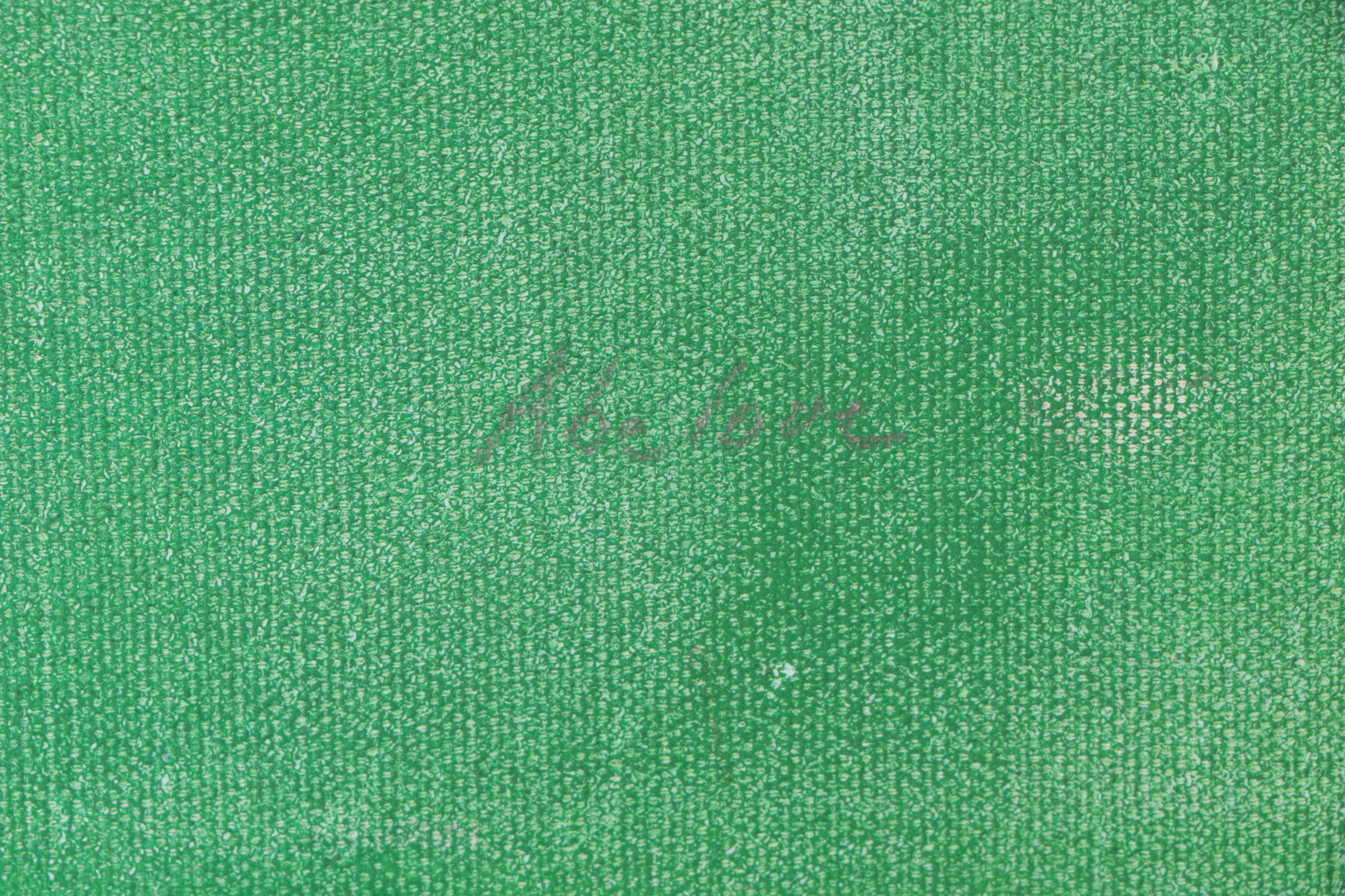 Joan Abelove Acrylic Painting on Canvas "Blinking Light"