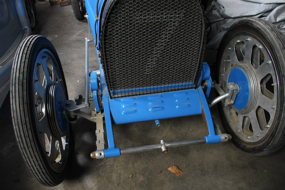 Blue Bugatti T-35 Cyclekart