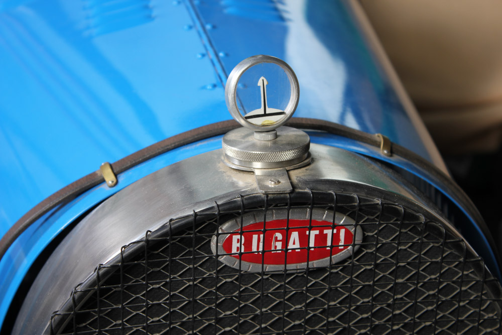 Blue Bugatti T-35 Cyclekart