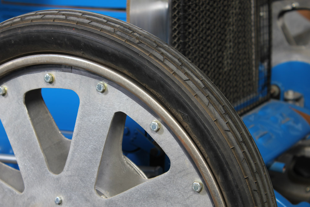 Blue Bugatti T-35 Cyclekart