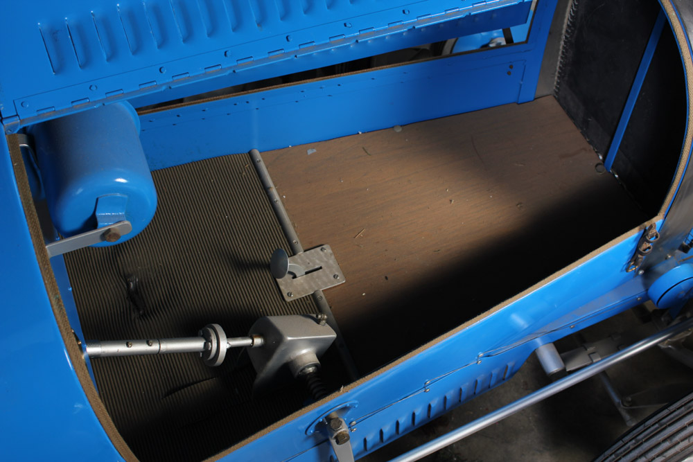 Blue Bugatti T-35 Cyclekart