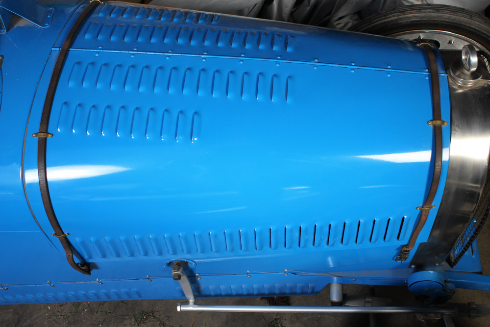 Blue Bugatti T-35 Cyclekart