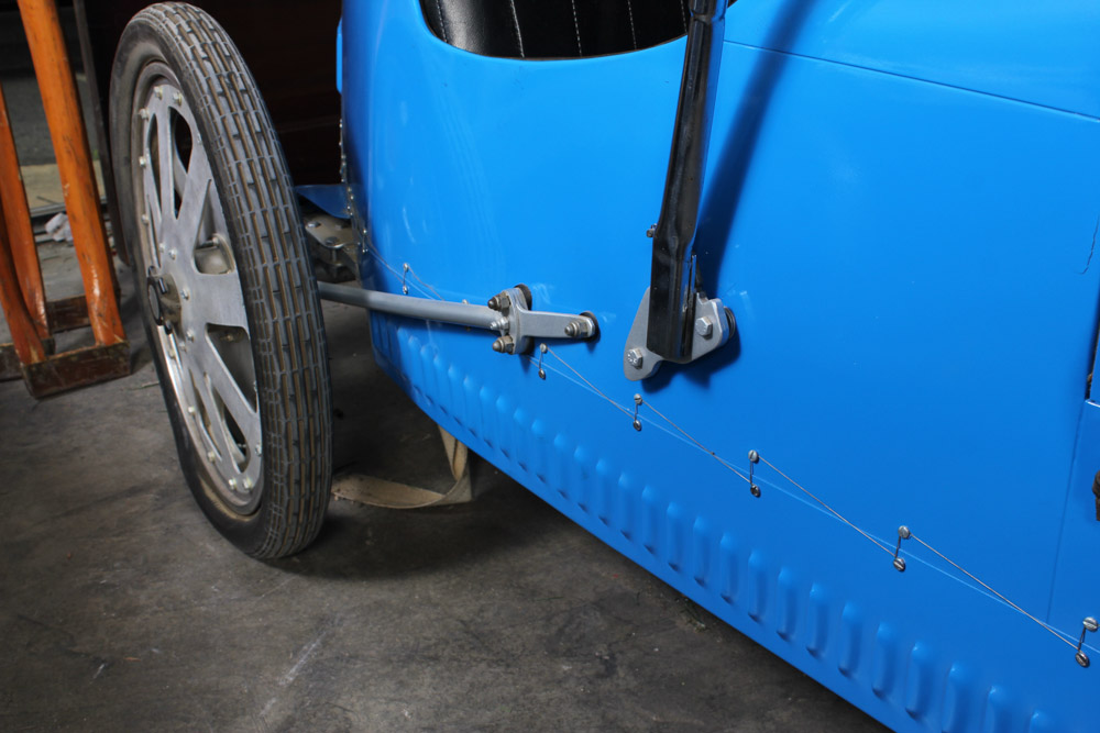 Blue Bugatti T-35 Cyclekart