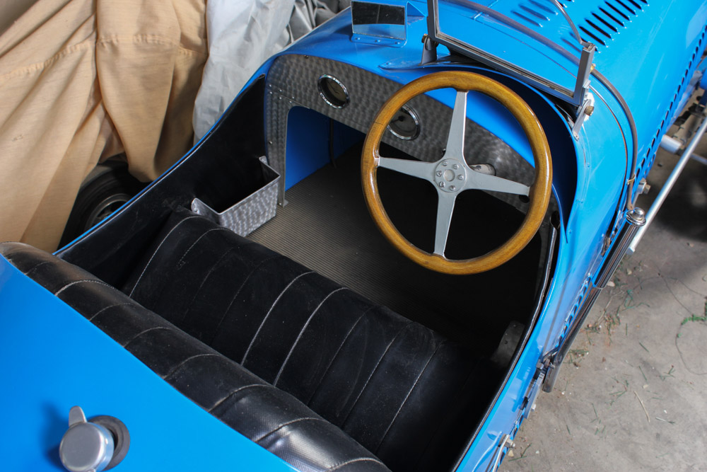 Blue Bugatti T-35 Cyclekart