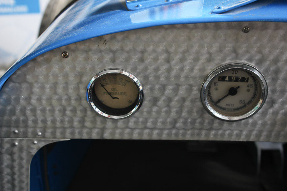 Blue Bugatti T-35 Cyclekart