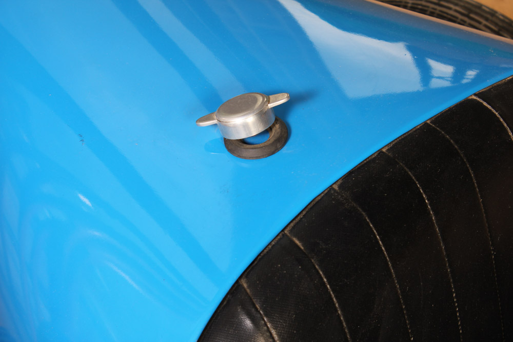 Blue Bugatti T-35 Cyclekart