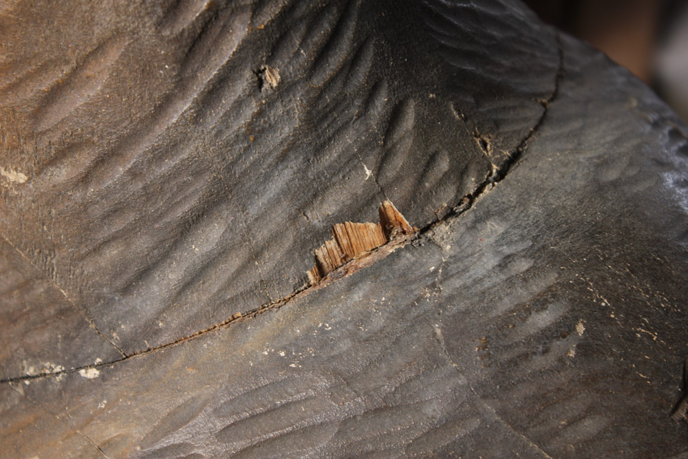 Gustav Dentzel Hand-Carved Reindeer Sculpture