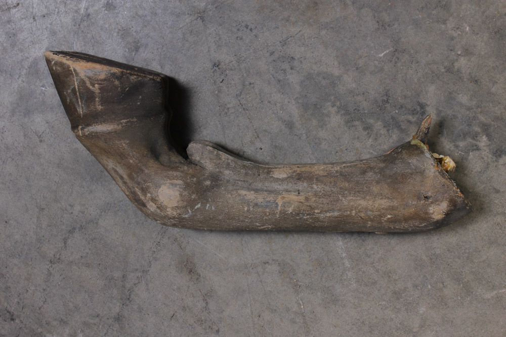 Gustav Dentzel Hand-Carved Reindeer Sculpture