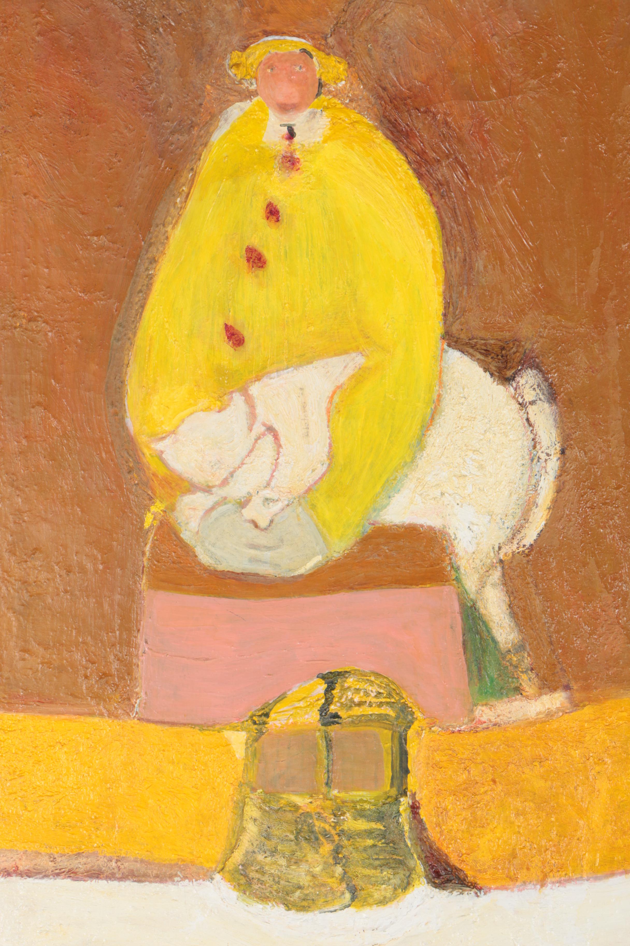 Joan Abelove Oil on Canvas "For Lebritia"