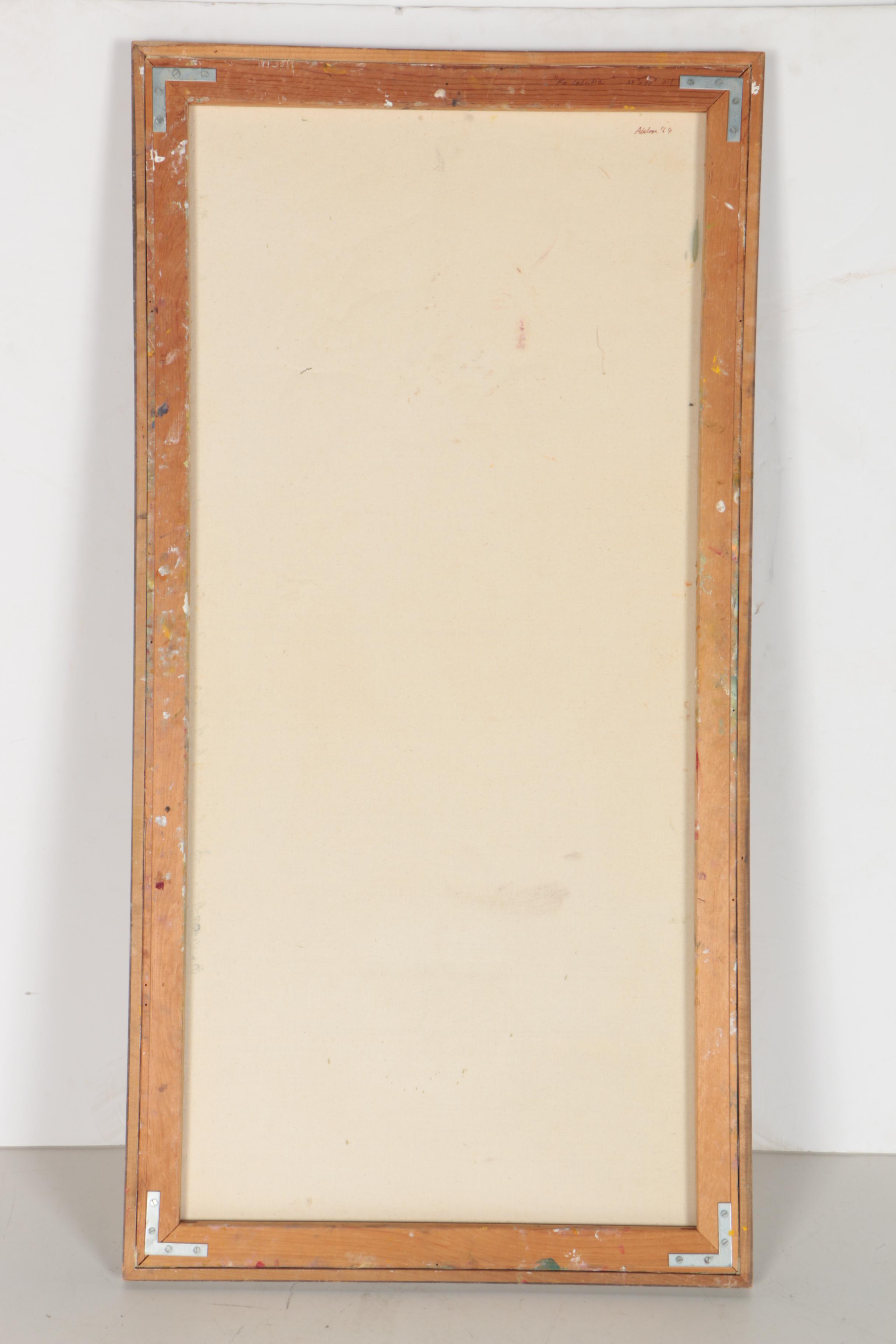 Joan Abelove Oil on Canvas "For Lebritia"