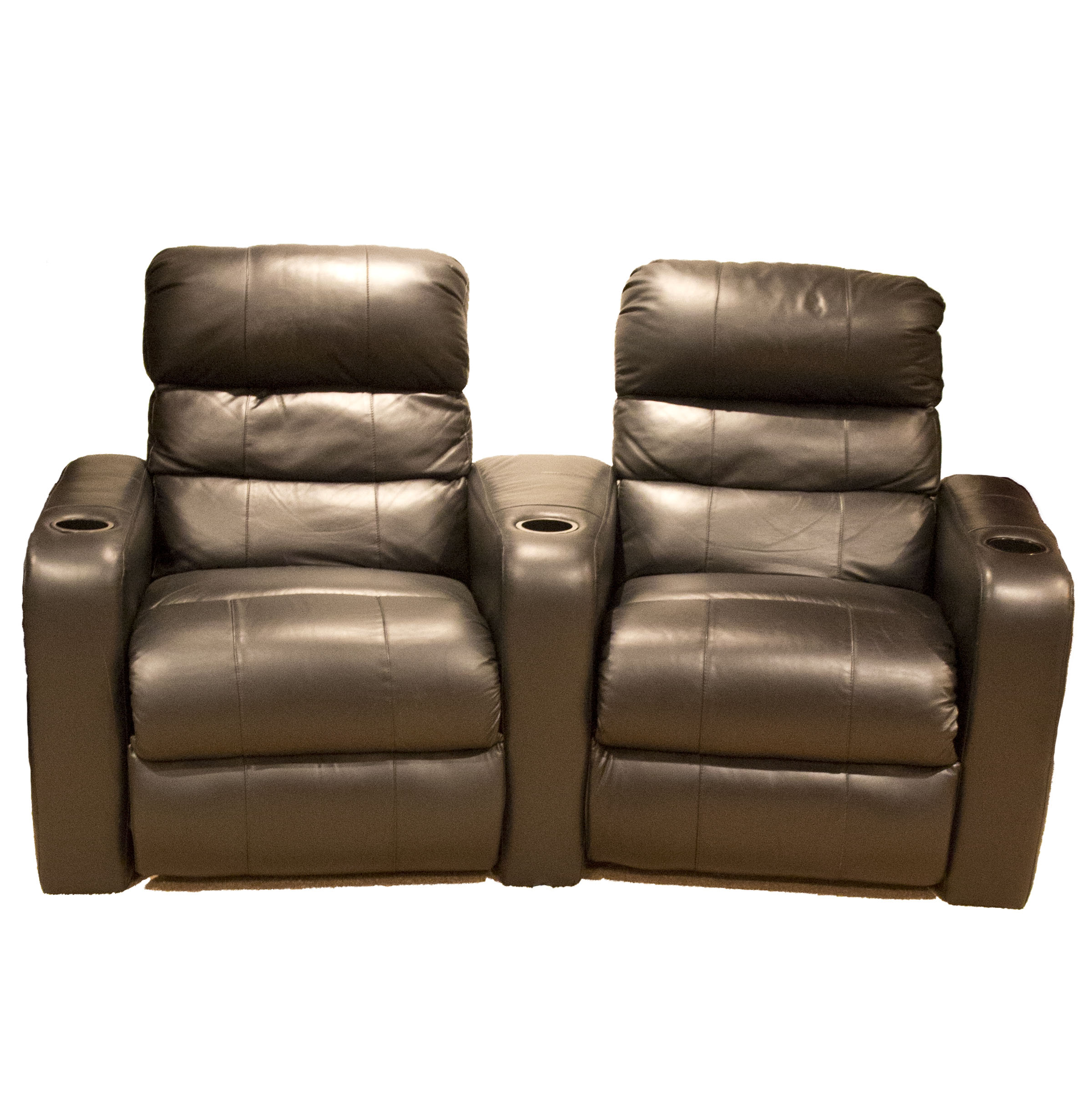Reclining Leather Movie Theater Seats by Berkline