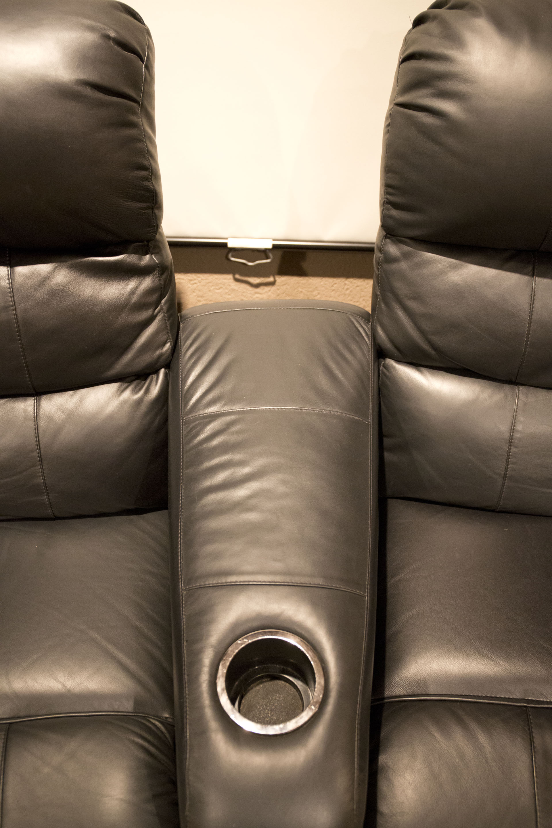 Reclining Leather Movie Theater Seats by Berkline