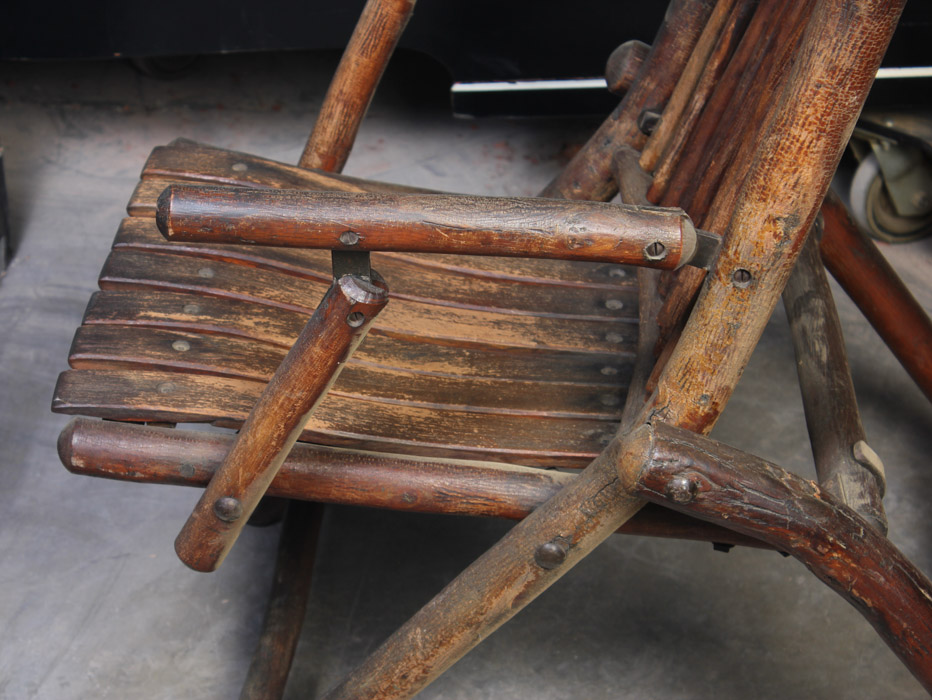 Antique Handmade Folding Chair