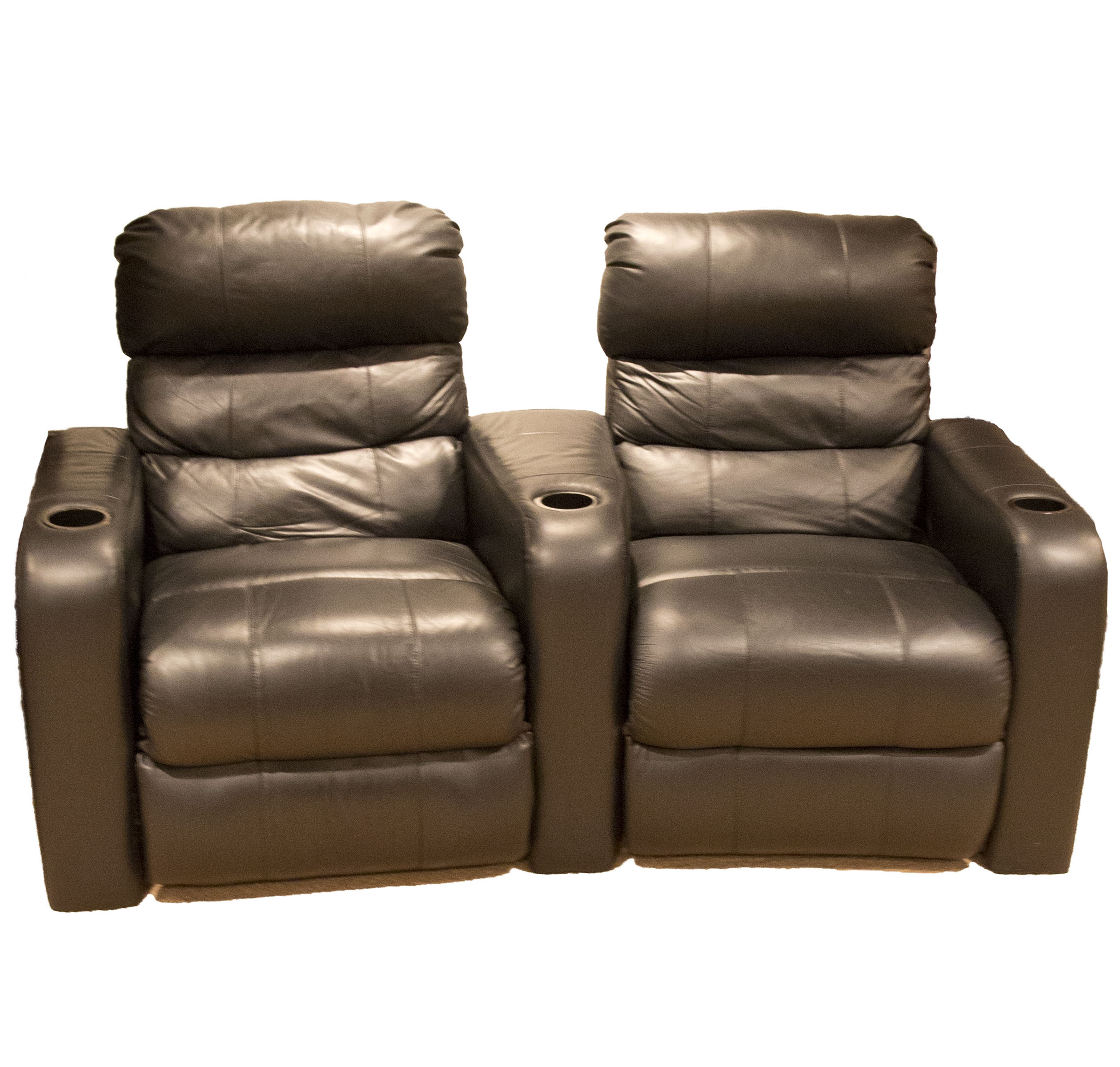 Reclining Leather Movie Theater Seats by Berkline