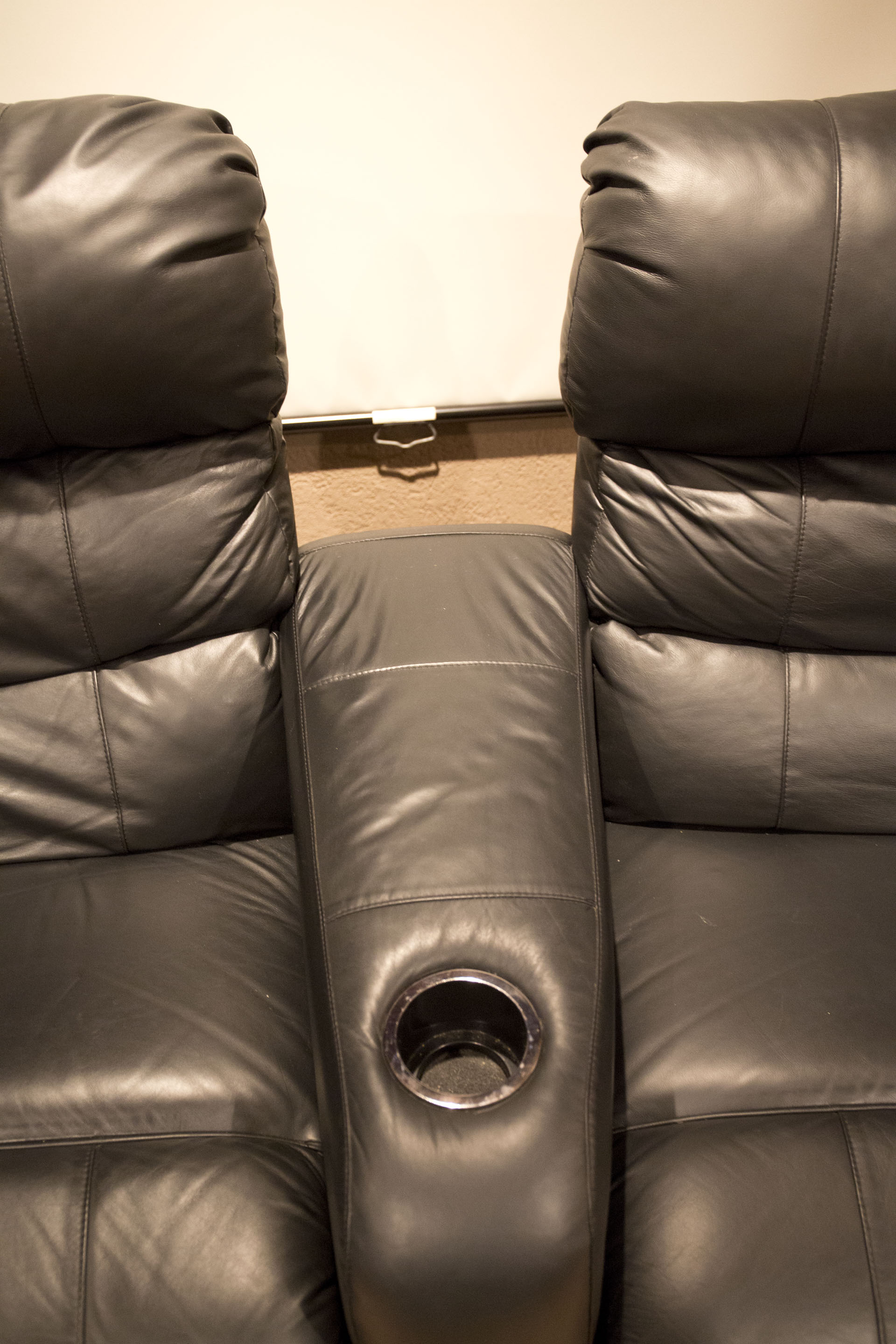 Reclining Leather Movie Theater Seats by Berkline