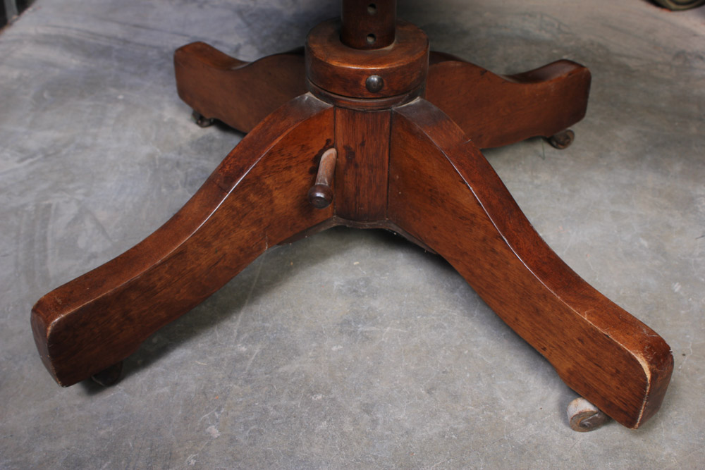 Antique Wooden Desk Chair