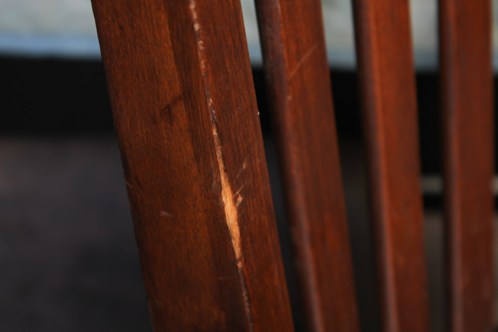 Antique Wooden Desk Chair