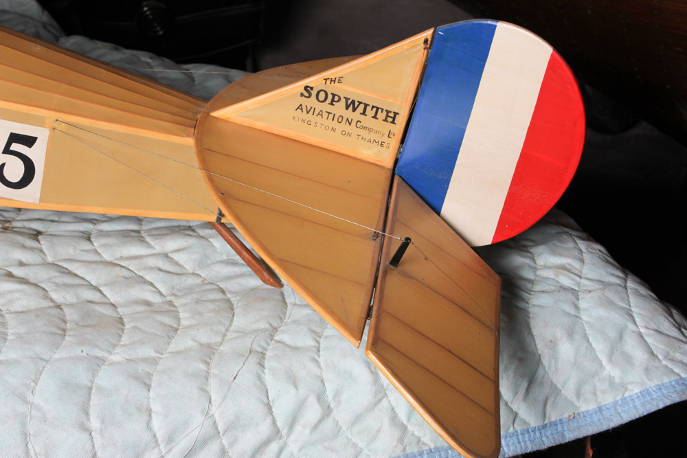 Model of a WWI Era British Sopwith Tabloid (N1205) Plane