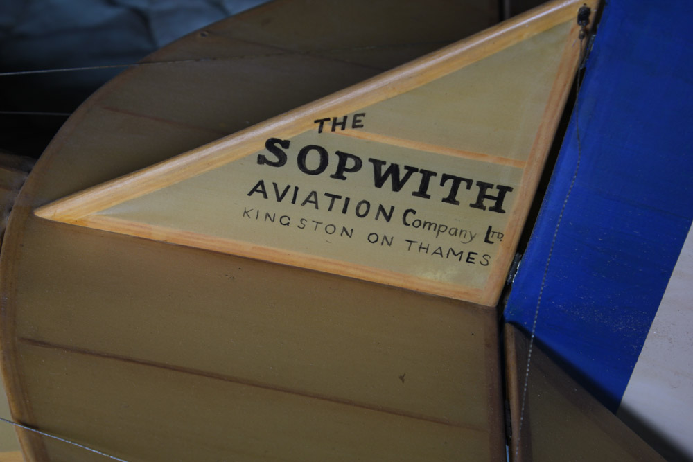 Model of a WWI Era British Sopwith Tabloid (N1205) Plane