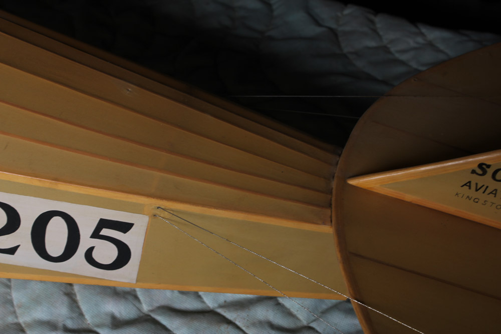 Model of a WWI Era British Sopwith Tabloid (N1205) Plane