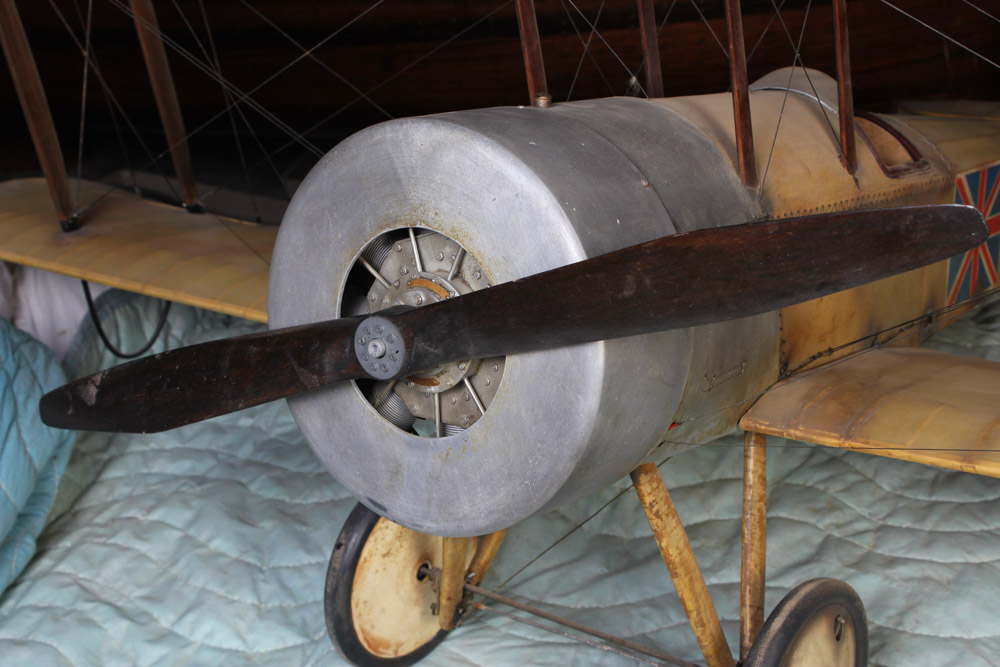 Model of a British Sopwith Tabloid WWI Era Plane