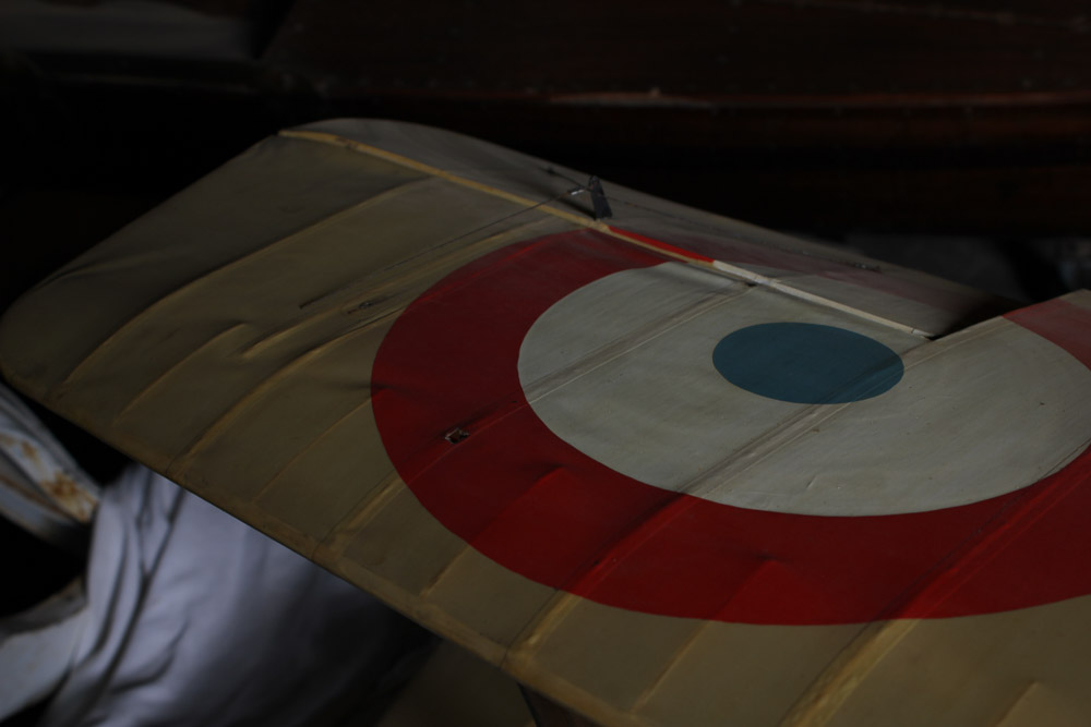 Model of a British Sopwith Tabloid WWI Era Plane