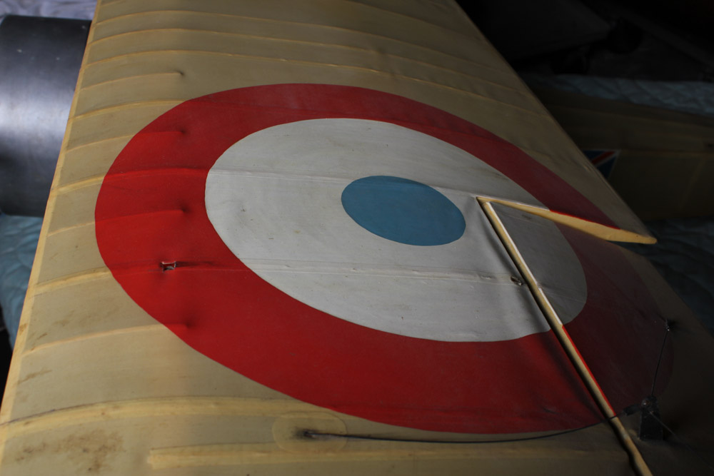 Model of a British Sopwith Tabloid WWI Era Plane