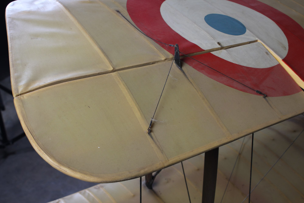 Model of a British Sopwith Tabloid WWI Era Plane