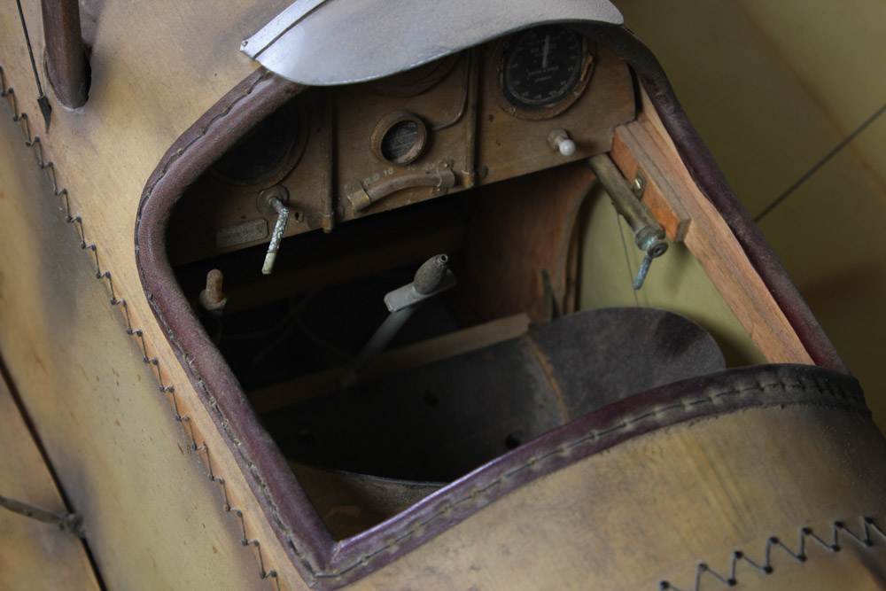 Model of a British Sopwith Tabloid WWI Era Plane