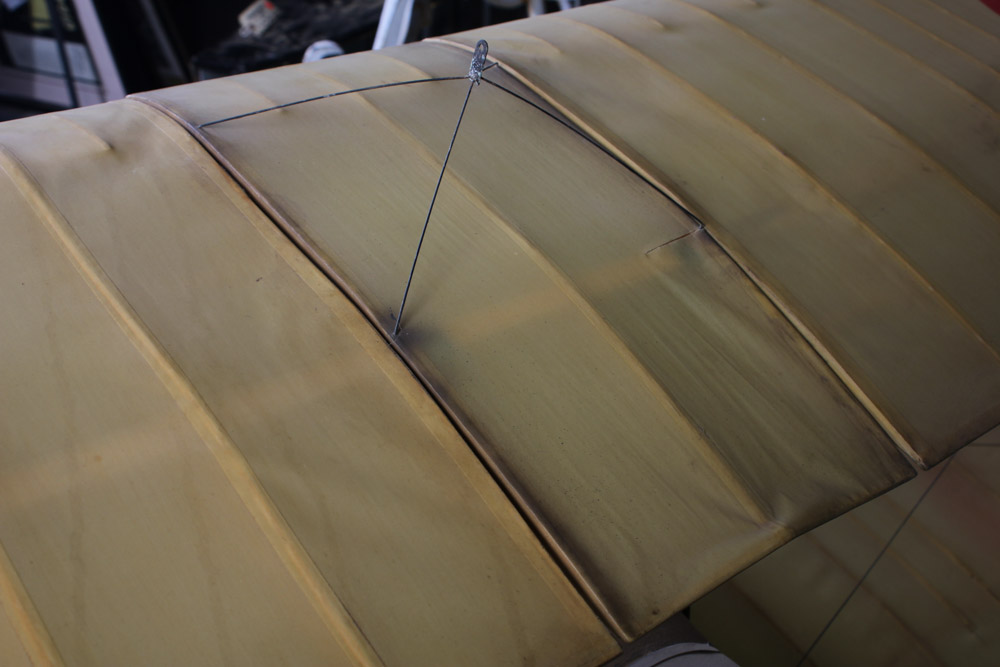 Model of a British Sopwith Tabloid WWI Era Plane