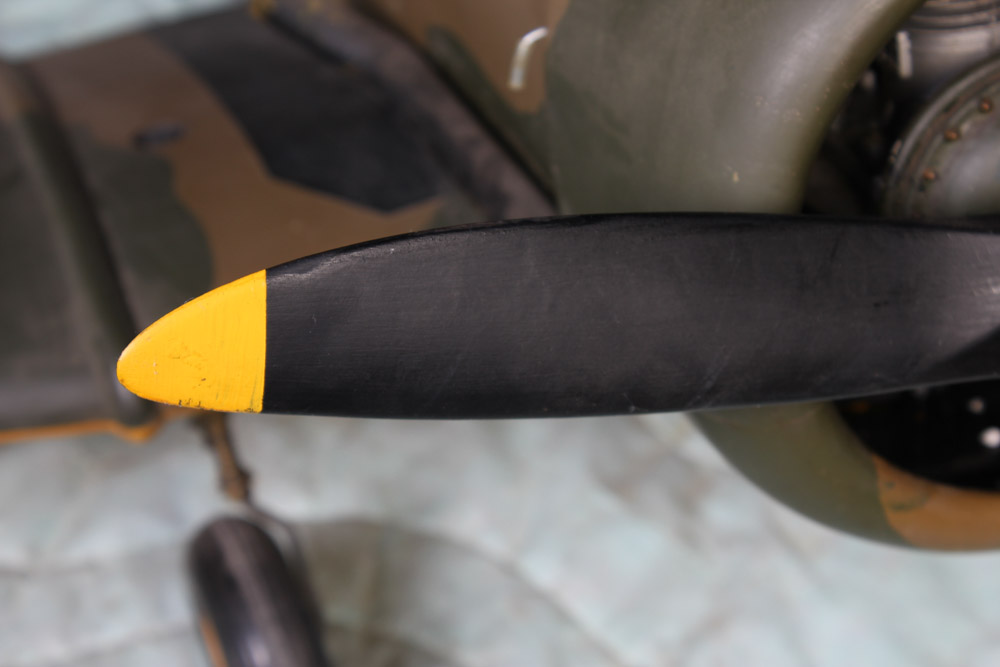 Model of a British Harvard (AT-6) WWII Era Plane