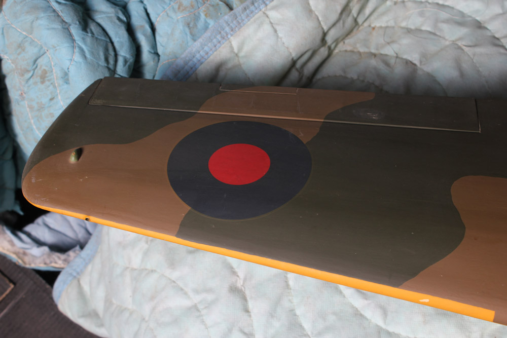 Model of a British Harvard (AT-6) WWII Era Plane