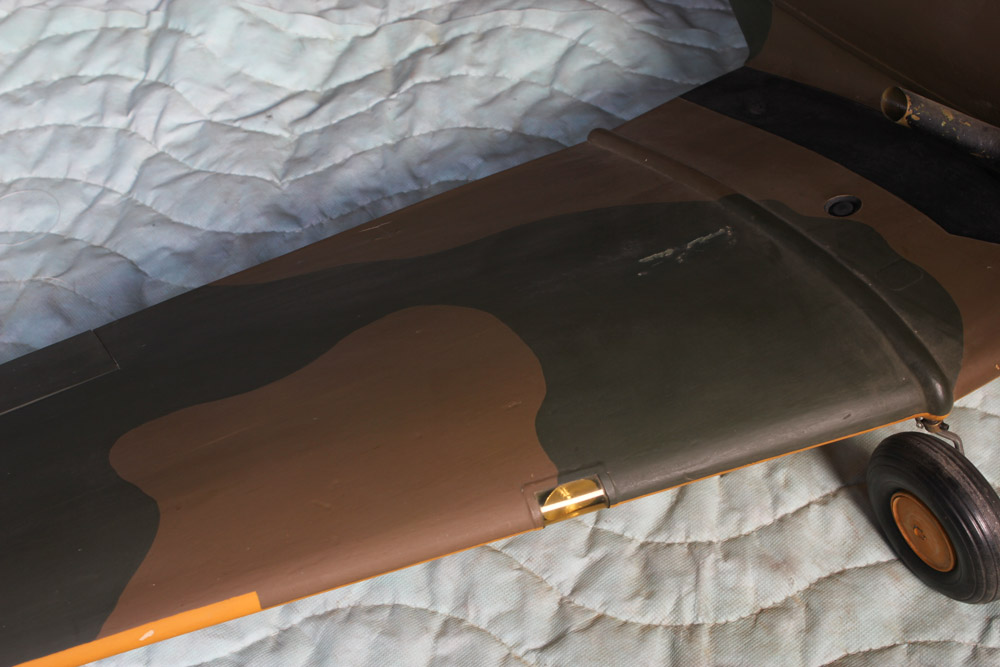 Model of a British Harvard (AT-6) WWII Era Plane