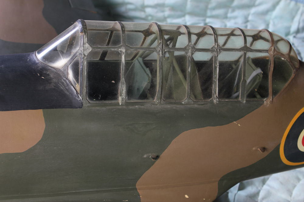 Model of a British Harvard (AT-6) WWII Era Plane