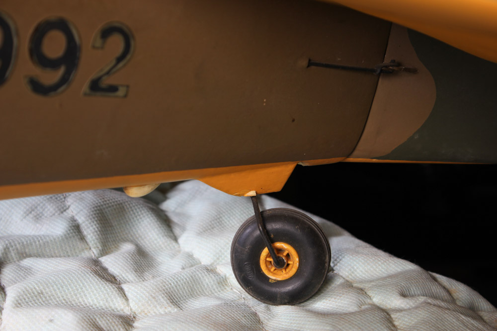 Model of a British Harvard (AT-6) WWII Era Plane