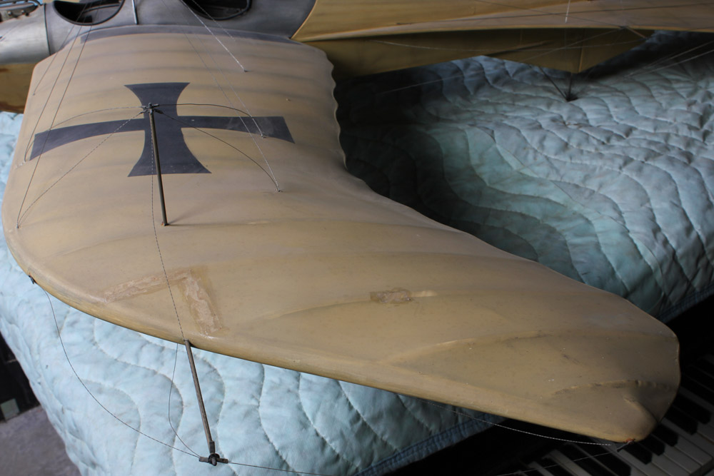 Model of a WWI Era German Etrich Taube Monoplane