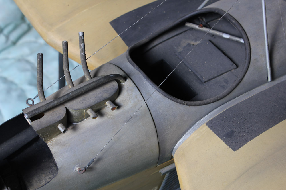 Model of a WWI Era German Etrich Taube Monoplane