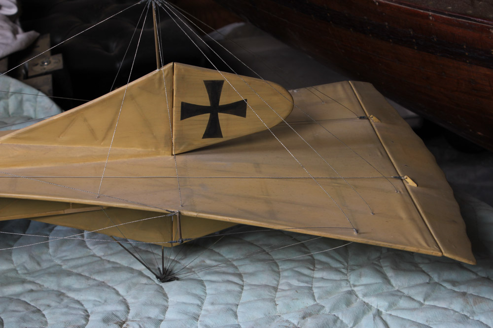 Model of a WWI Era German Etrich Taube Monoplane