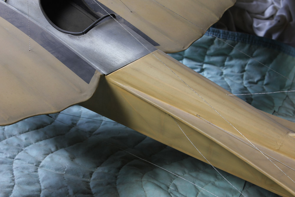 Model of a WWI Era German Etrich Taube Monoplane